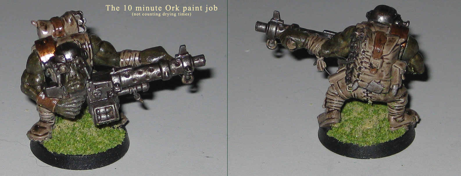 Ork Dip! The 10 minute paint job...