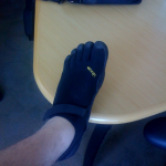 Offensive footwear!