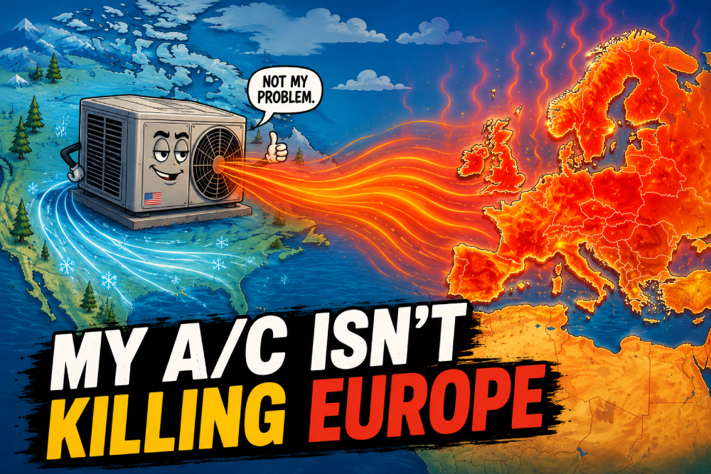No, My Air Conditioner Is Not a Death Ray Pointed at France