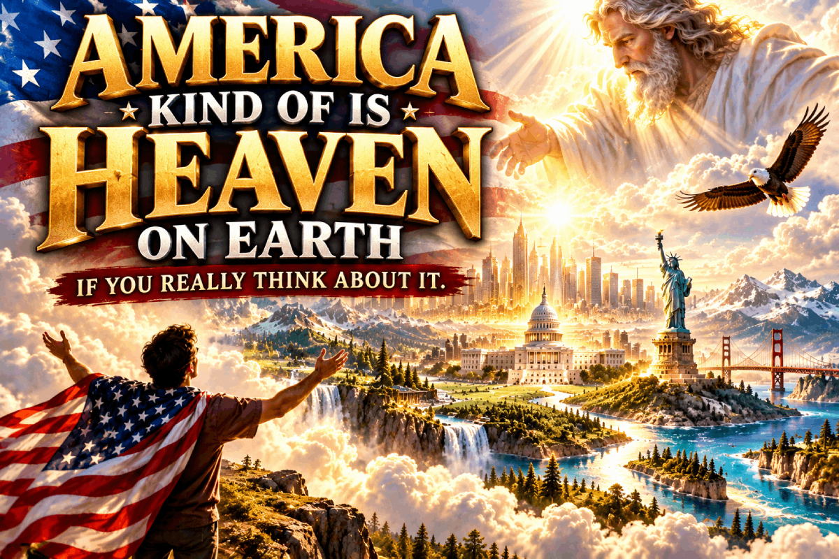 America Is the Closest Thing to Heaven Most Humans Have Ever Built