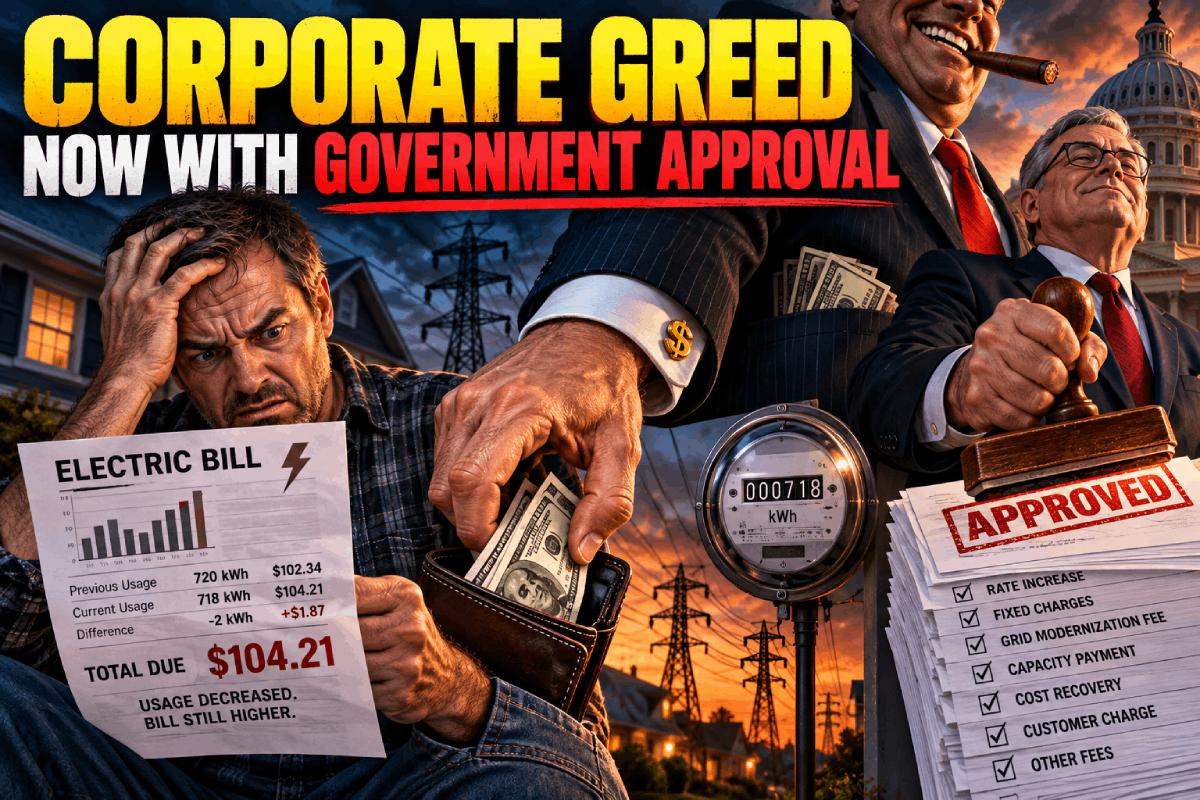 Corporate Greed, Now With Government Approval
