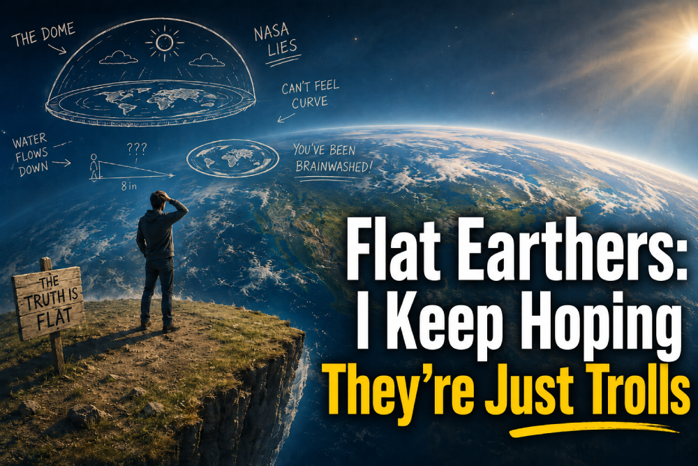 Flat Earthers: I keep hoping they're just trolls