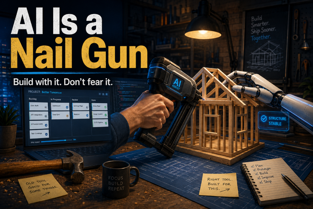 If You Can't Beat the Robots, Build a Nail Gun