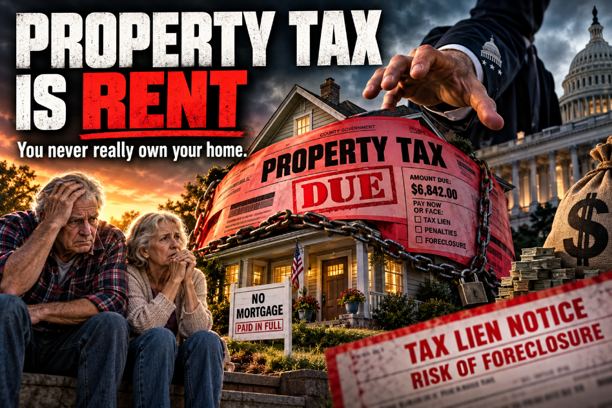 Property Tax Is Just "Rent" to the Government