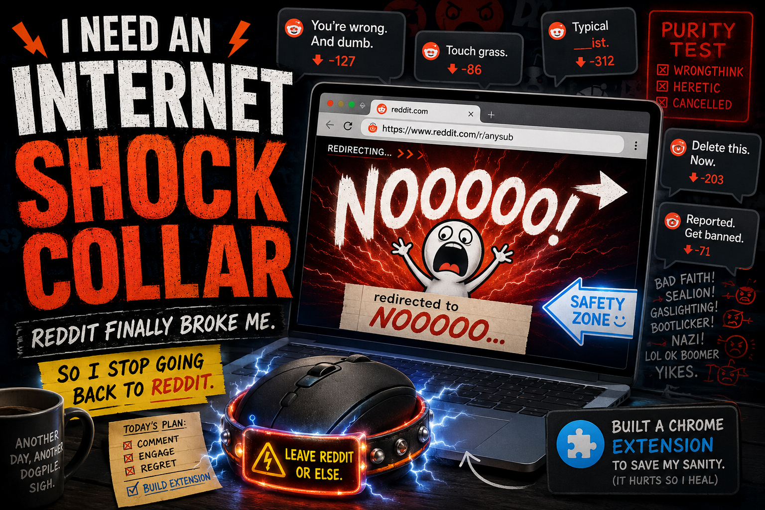 I Built a Shock Collar for the Internet