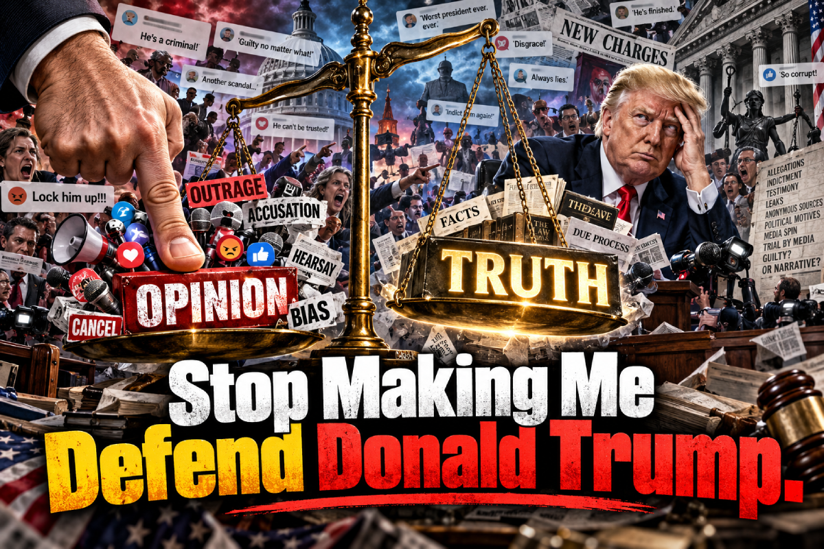 Stop Making Me Defend Donald Trump
