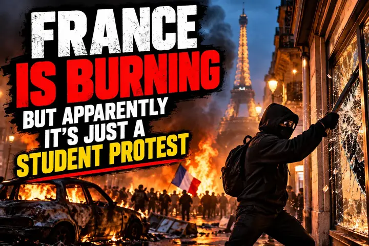 France Is Burning, but Apparently It's Just a Student Protest