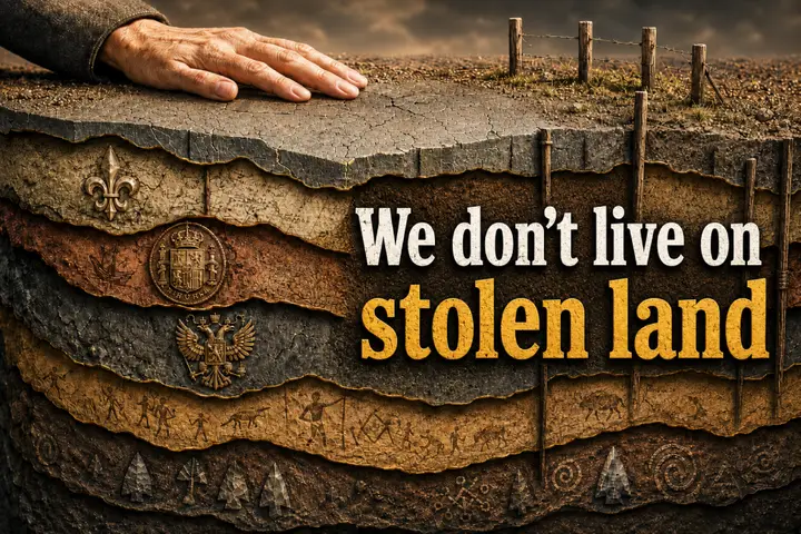 No. We Don't Live on Stolen Land