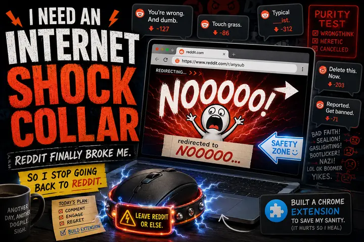 I Built a Shock Collar for the Internet