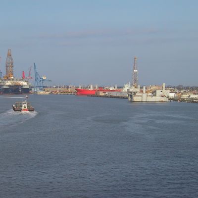 Under way -- Houston Ship Channel — 010
