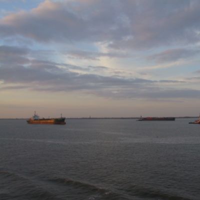 Under way -- Ships in the Channel — 021