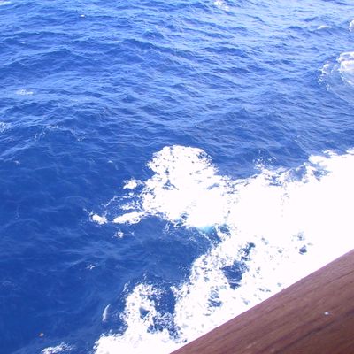Under way -- Holy crap the water is blue?! — 037