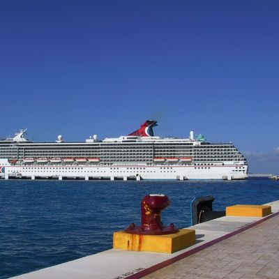 In port -- These ships are massive — 047