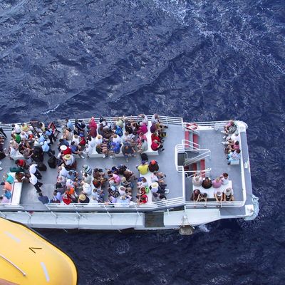 Under way -- On our way to tender — 068