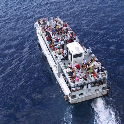 Under way -- On our way to tender — 069