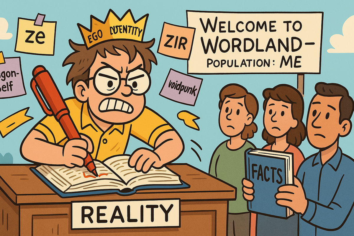 Don't Rewrite Reality Because You're Having an Identity Crisis