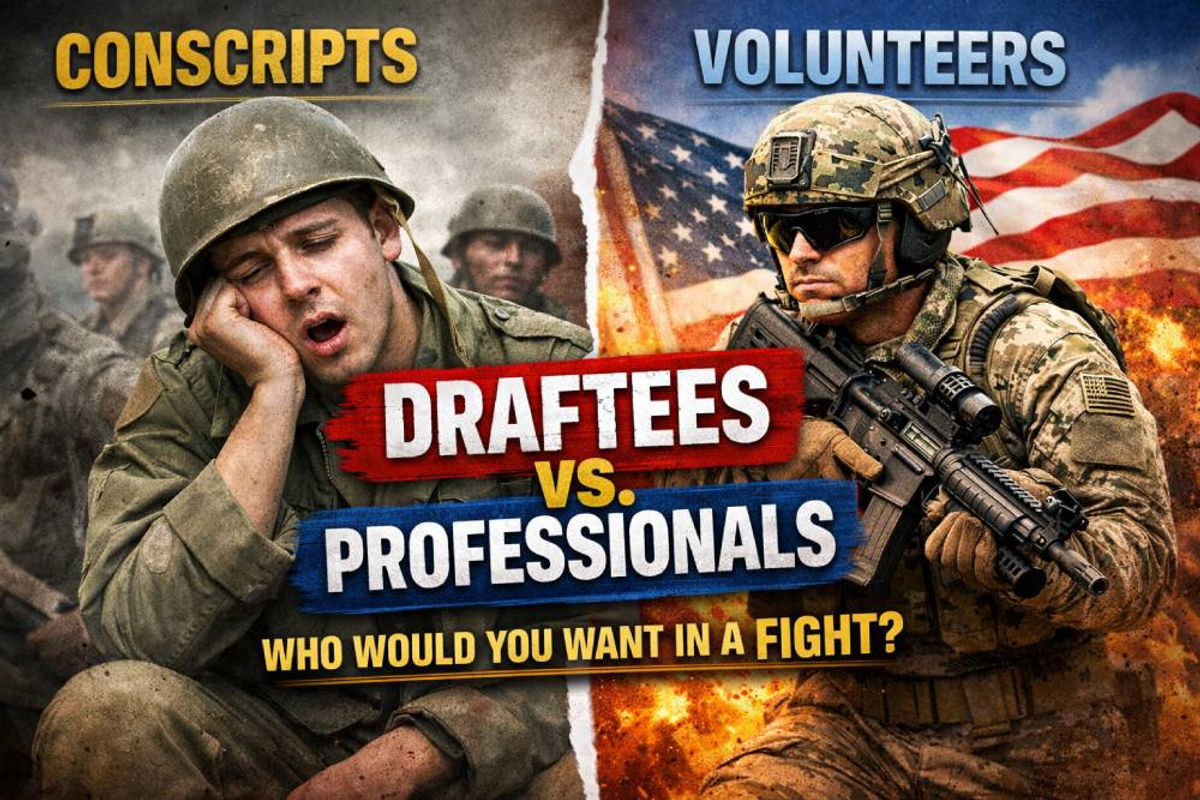 Drafting People Doesn't Make Them Fighters